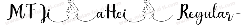 MF JiaHei Regular字体转换